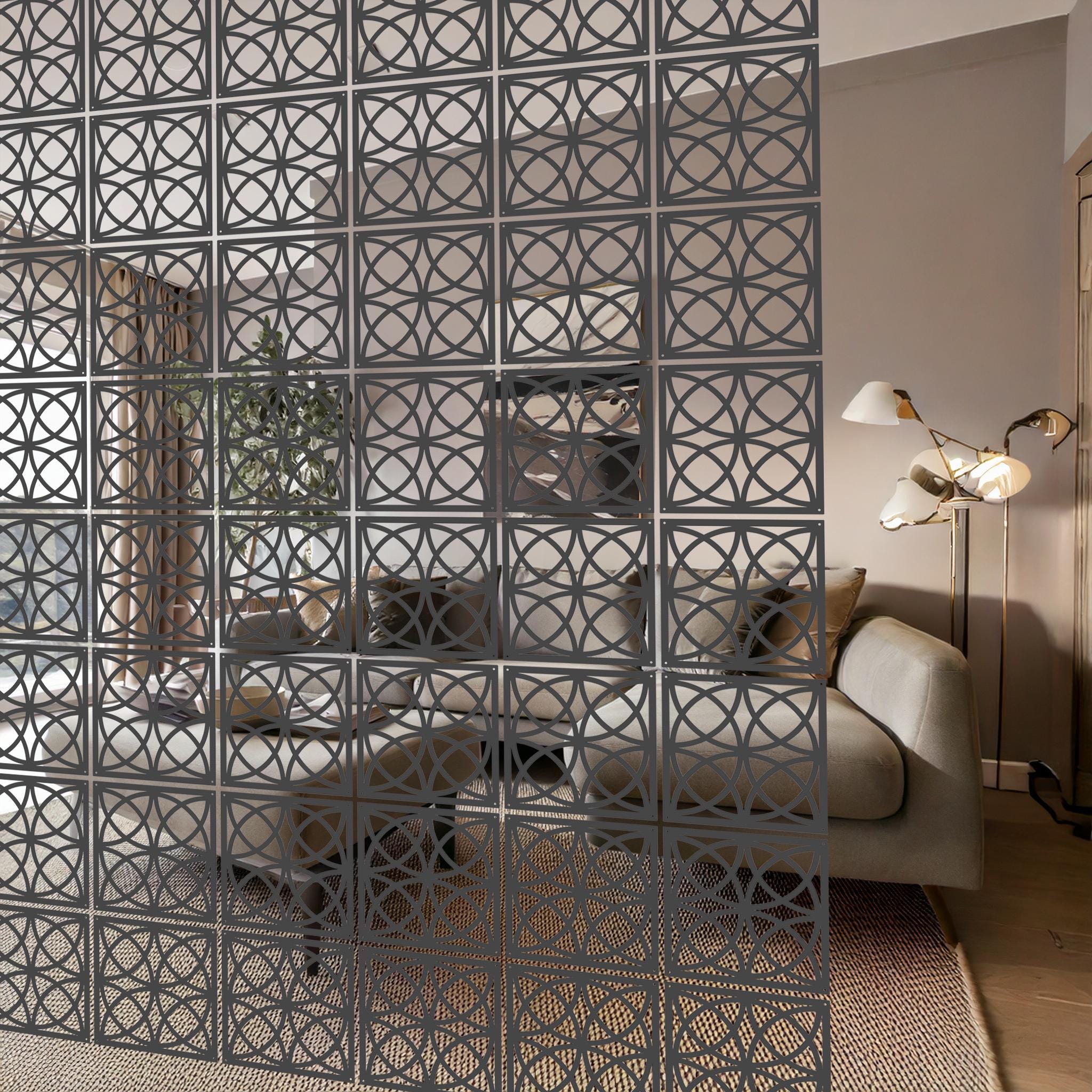 Wooden Room Divider Screen, Wood Partition Panels, Hanging Wall Panels ...