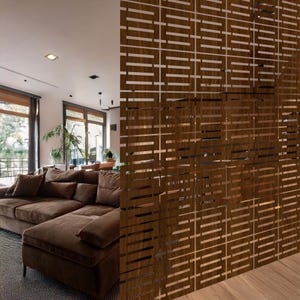 Wooden room divider, room screen, living room dividers