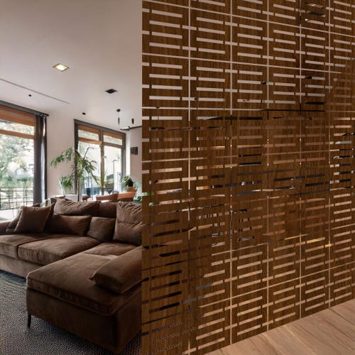 Separador de ambientes de madera, biombo, separadores de sala de estar