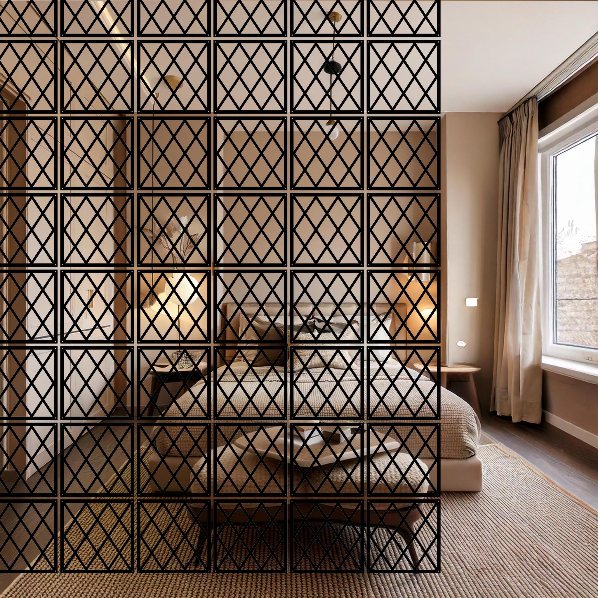 Wood Partition Panels, Modular Room Divider, Hanging Privacy Screen ...