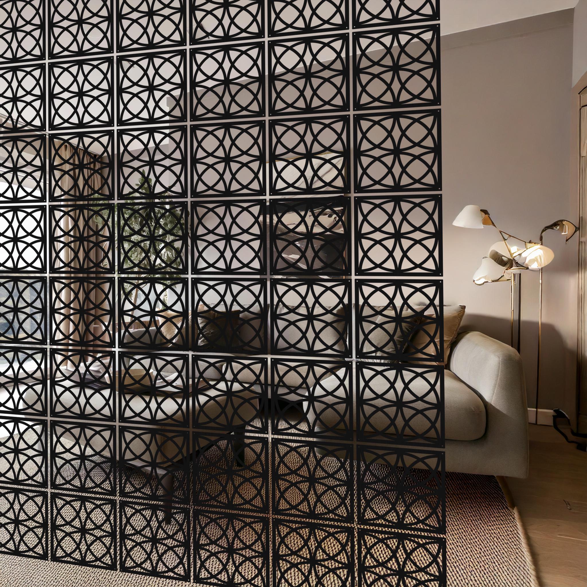 Wooden Room Divider Screen, Wood Partition Panels, Hanging Wall Panels ...