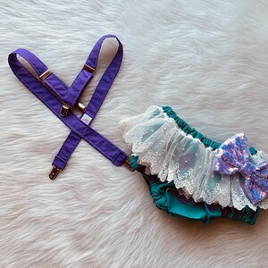 Girls Monster cake smash birthday outfit, Girl Monster Outfit