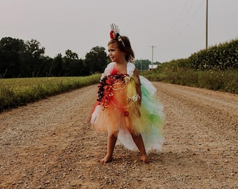 Summer Fairy Dress, Girls Spring Tutu Dress, Pink Blue Lavender, Kids  Halloween Costume, Long Floor Length, Water Fairy, Tulle Gown, Pixie - Etsy