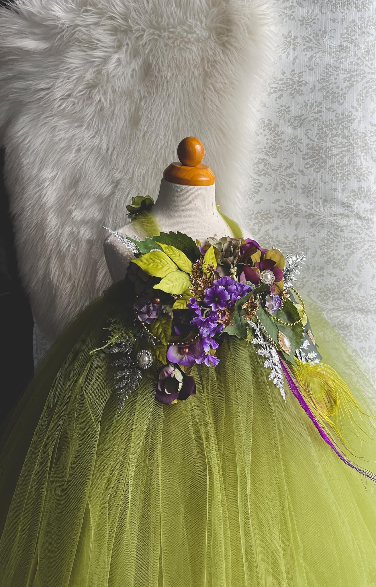 purple and green tutu dress Shannon Purple TuTu Dress 5/6