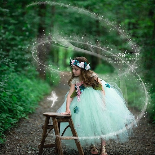 sachin and babi light blue dress The Fairy Queen: Ethereal Fairy Wedding Dresses