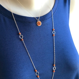 Carnelian Necklace Simple Gold Necklace Dainty Necklace Layering Gemstone Necklace Gift for Her Chakra Necklace Healing Jewelry
