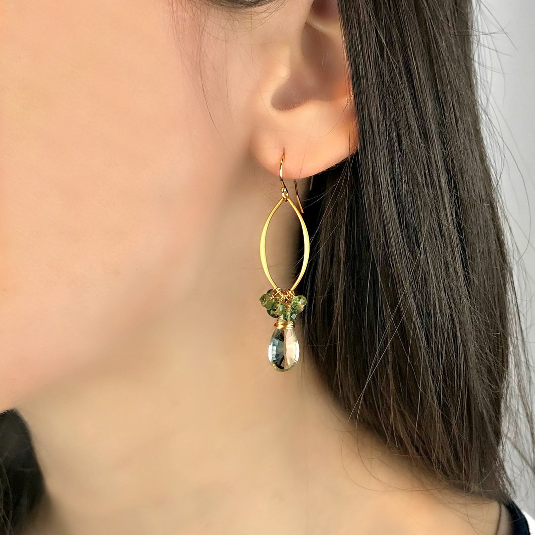 Pendientes Verdes De Amatista Gota Colgantes Pendientes Colgantes pendientes-verdes-de-amatista-gota-colgantes-pendientes-colgantes