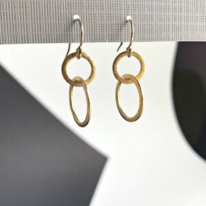 Hoop Earrings Geometric Earrings Earrings for Women Dangle Earrings Link Earrings Silver Earrings Drop Earrings Mother&#39;s Day Gift