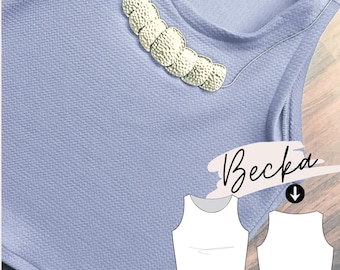 Easy Crop Top Sewing Pattern - Tank Top Pattern PDF - Instant Download - Perfect Crop Top Pattern PDF for Beginners!