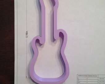 Fast Shipping! Guitar 03 Cookie Cutter, Cookie Cutter