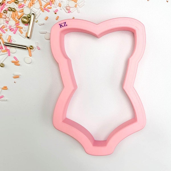 Fast Shipping!! Strapless Swimsuit Cutter, Swimsuit Cookie Cutter, Summer Cookie Cutter, Mother's Day