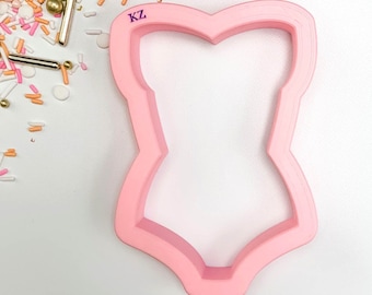 Fast Shipping!! Strapless Swimsuit Cutter, Swimsuit Cookie Cutter, Summer Cookie Cutter, Mother's Day