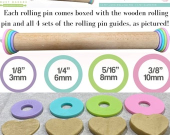FAST SHIPPING!! Adjustable Rolling Pin, Baker’s Rolling Pin, Precision Rolling Pin, Fondant Rolling Pin, Cookie Rolling Pin