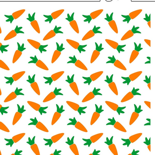 Carrot Stencil - Etsy