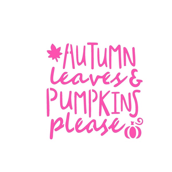 FAST SHIPPING!!! Autumn Leaves and Pumpkins Stencil, Cookie Stencil, Thanksgiving Cookie, Leaves Stencil, Pumpkins Cookie Stencil