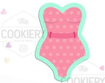 FAST SHIPPING!!! Swimsuit Cutter, Cookie Cutter, Bathing Suit Cookie Cutter, Retro Swimsuit Cutter, Craft Cutter.