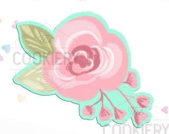 FAST SHIPPING!!! Spring Flower/Gardening Cutter, Cookie Cutter, Mother's Day Cookie Cutter, Gardenia Cookie Cutter.