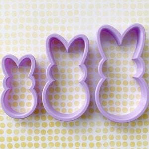 Fast Shipping! Marshmallow Bunnies Cookie Cutter, Easter Cookie Cutter, Bunny Cookie Cutter, Easter bunnies Cookie Cutter, Easter Bunny