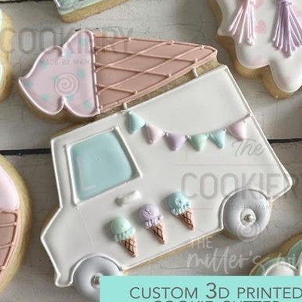 FAST SHIPPING!!! Ice Cream Truck/Food Truck Cookie Cutter, Cookie Cutter, Cake Cutter.