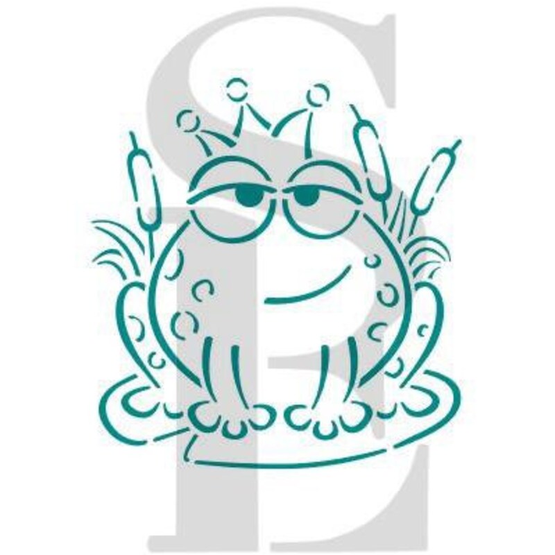 Frog Stencil - Etsy