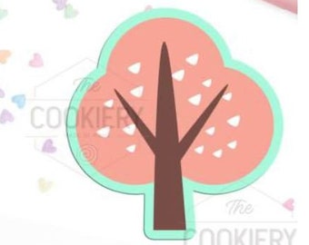 FAST SHIPPING!!! Hand Drawn Tree Cutter, Cookie Cutter, Wedding Cookie Cutter, Birthday Cutter, Fondant Cutter