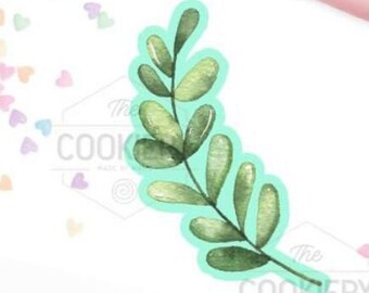 FAST SHIPPING! Leaf Branch Cookie Cutter, Cluster Leaf Cutter, Laurel Leaf, Fondant Cutter