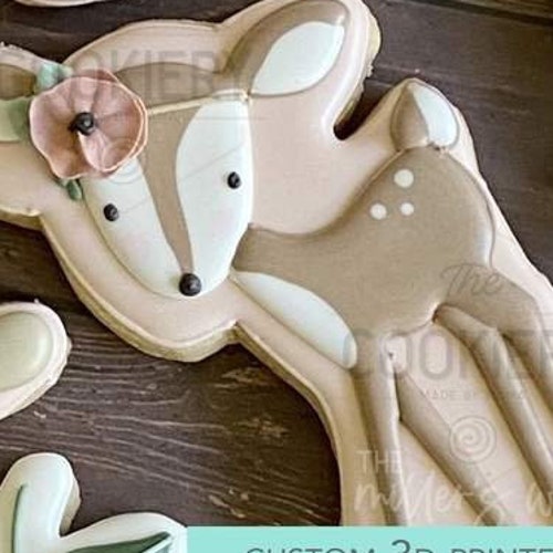 FAST SHIPPING Woodland Deer Cutter Deer Cookie Cutter - Etsy