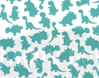 FAST SHIPPING!!! Dino Scatter Stencil, Cookie Stencil, Background Stencil, Dinosaur Stencil, Baby Shower Stencil, Cake Stencil.