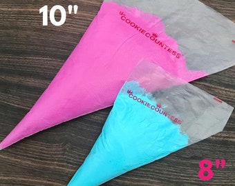 Fast Shipping!! Tipless Piping Bags, Decorating Bags, Disposable Decorating Bags, Icing Bags, Royal Icing Bags, Tipless Decorating Bags