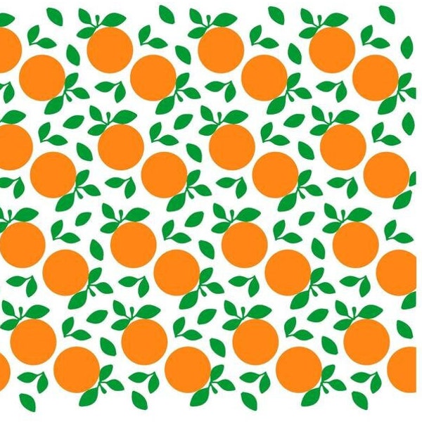 Orange Stencil Etsy