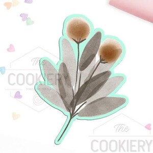 FAST SHIPPING!!! Autumn Flower Cutter, Cookie Cutter, Flower Cookie Cutter, Floral Plaque Cookie Cutter