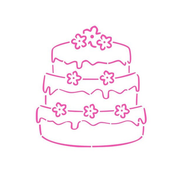 Cake Decorating Stencils Etsy