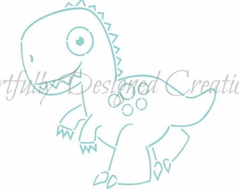 Fast Shipping!! T Rex PYO Stencil, Dinosaur PYO Stencil, Cookie Stencil, Stencil, Paint your Own Cookie, Boys Cookie Stencil, T-Rex Stencil