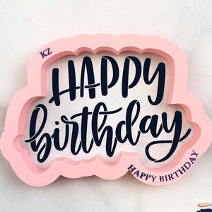 Happy Birthday Stencil – Reusable Stencil for Birthday Craft Projects