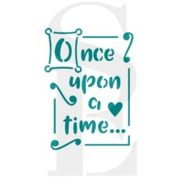 Fast Shipping!!! Once Upon A Time Cookie Stencil, Fairy Tale Cookie Stencil, Fantasy Cookie Stencil, Princess Stencil, Once Upon A Time