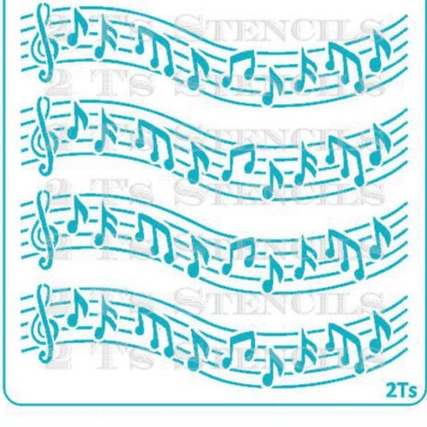 FAST SHIPPING!! Music Background Stencil, Music Notes Stencil, Music Cookie Stencil, Music Cake Stencil, Music Notes Cookie Stencil