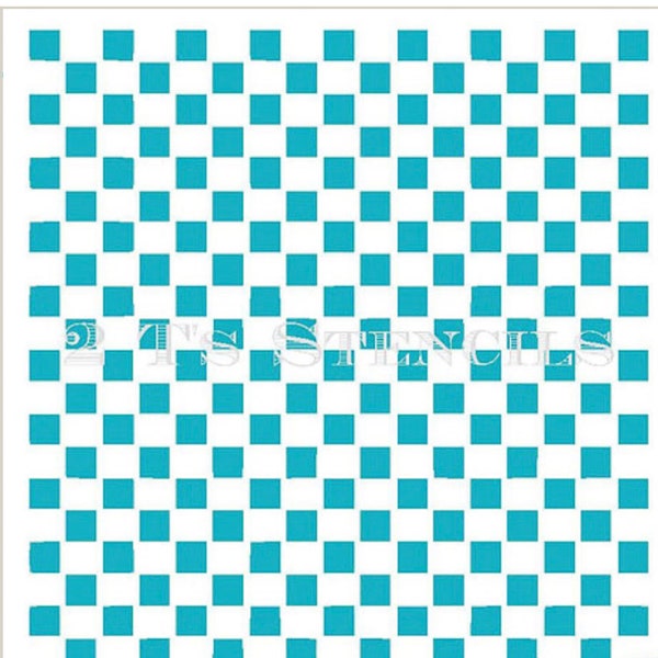 FAST SHIPPING!!! Checkerboard Stencil, Checkerboard Background Stencil, Checkerboard Cookie Stencil