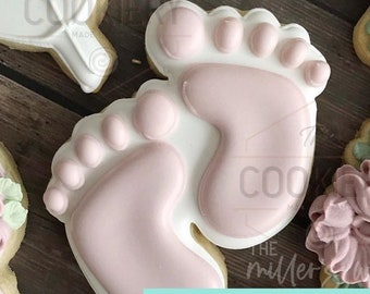 FAST SHIPPING!!! Baby Feet Cutter, Baby Shower Cookie Cutter, Baby Cookie Cutter, Craft Cutter.