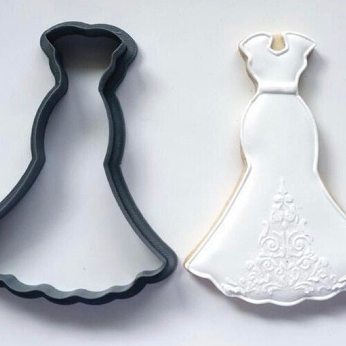 FAST SHIPPING Wedding Dress Cutter Cookie Cutter Bride Etsy