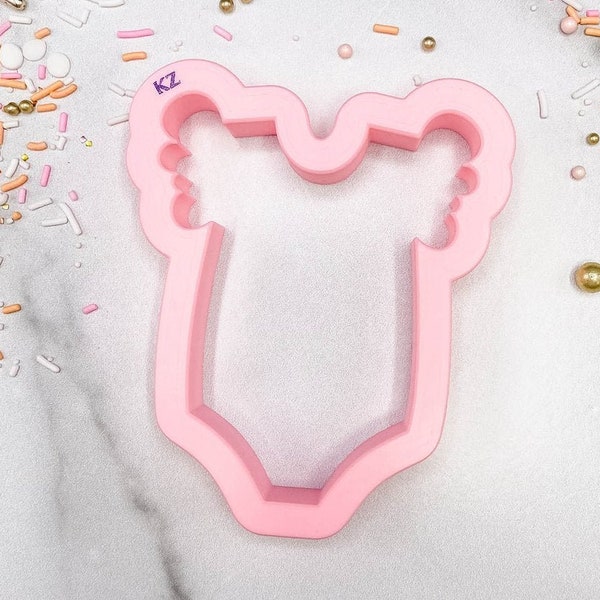 Fast Shipping!!! Ruffled Onesie Cutter, Baby Onesie Cookie Cutter, Baby Shower Cookie Cutter.