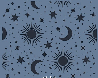 FAST SHIPPING!!! Sun Moon & Stars Stencil, Sun and Stars Cookie Stencil