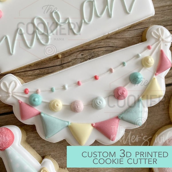 FAST SHIPPING!!! Birthday Garland Cookie Cutter, Cookie Cutter, Mother's Day Cutter, San Valentine Cutter