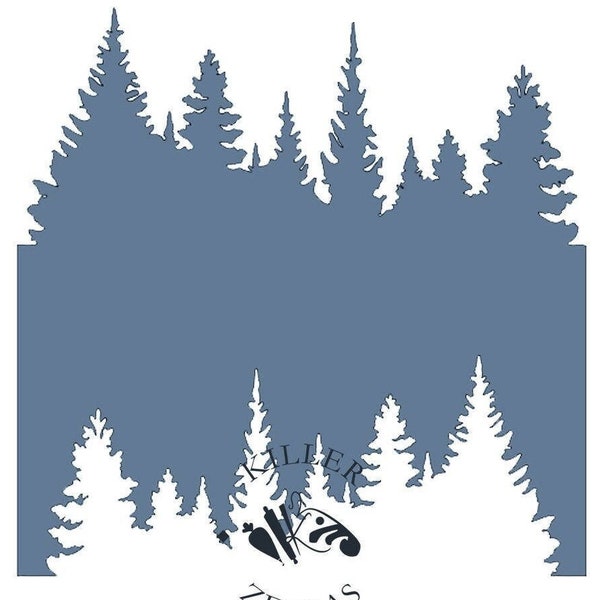 Fast Shipping!!! Tree Line Stencil