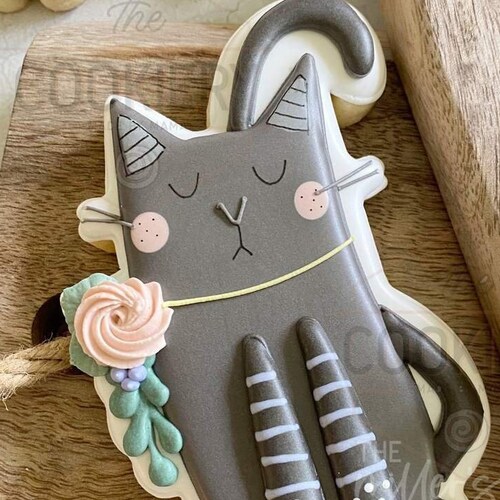 FAST SHIPPING Black Cat Cookie Cutter Cat Cookie Cutter Etsy