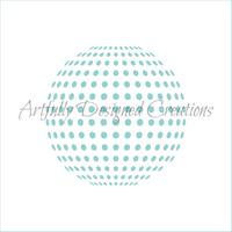 FAST SHIPPING Disco Ball Stencil Background Stencil | Etsy