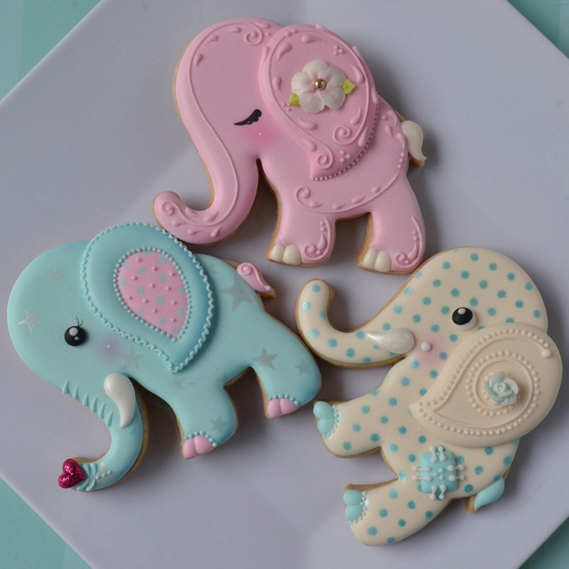 FAST SHIPPING Jungle Animal Cookie Cutter Set Baby Shower Etsy