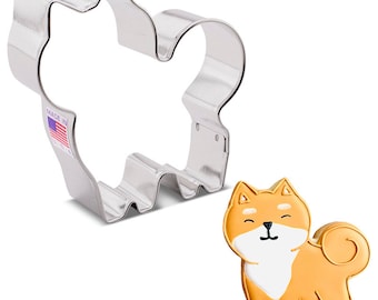 Fast Shipping! 3.5" Fluffy Dog Cookie Cutter, Dog Cookie Cutter, Fluffy Dog, Fluffy Dog Cookie Cutter