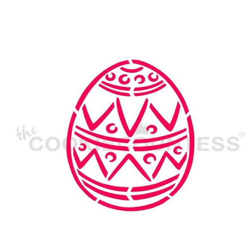 Fast Shipping Easter Egg PYO Stencil Easter Cookies Cookie Etsy