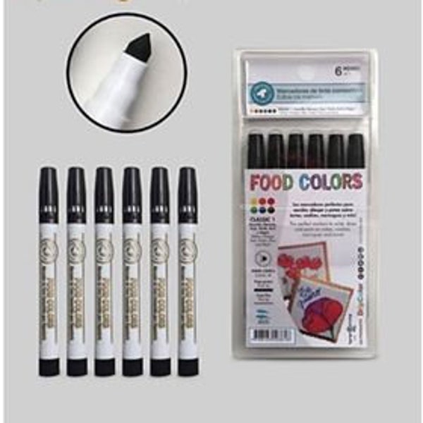 FAST SHIPPING! Dripcolor Classic Black Marker Set of 6