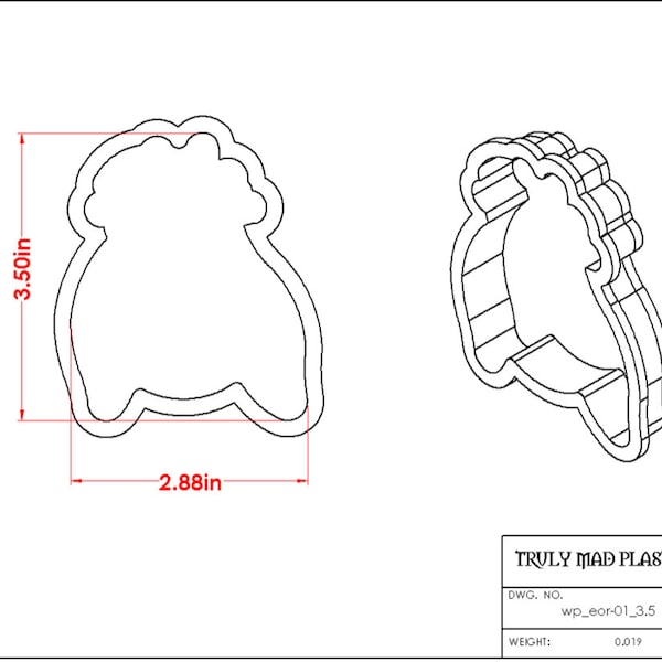 FAST SHIPPING!!!  Eeyore 01 Cookie Cutter, Baby Shower Cookie Cutter, Bear Cookie Cutter